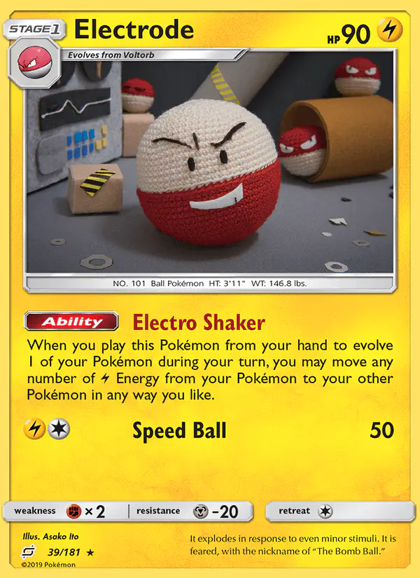 Carta Electrode 39/181 de Team Up