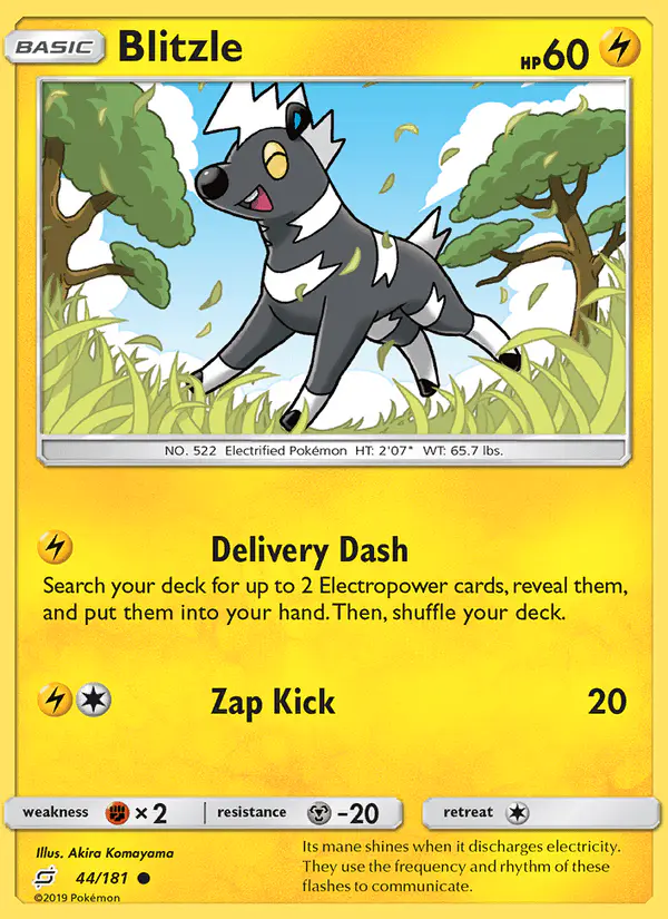 Carta Blitzle 44/181 de Team Up