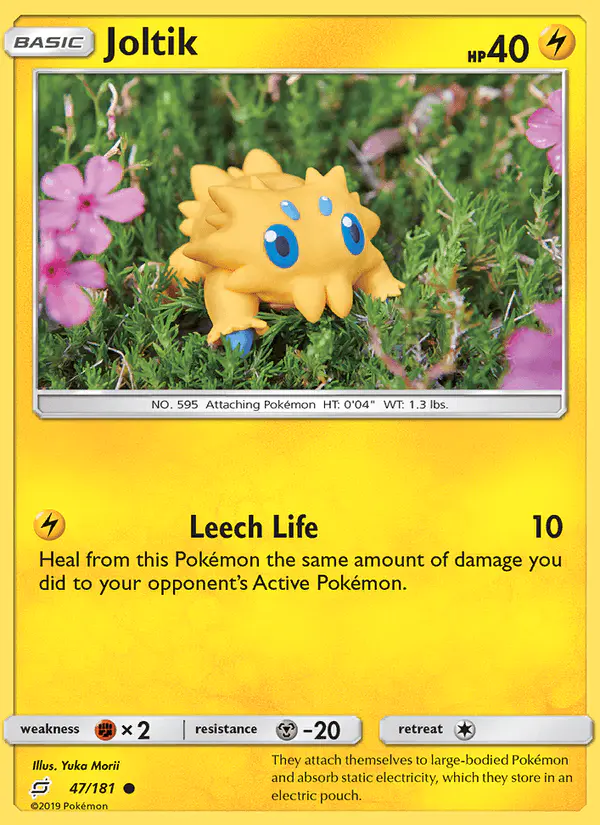 Carta Joltik 47/181 de Team Up