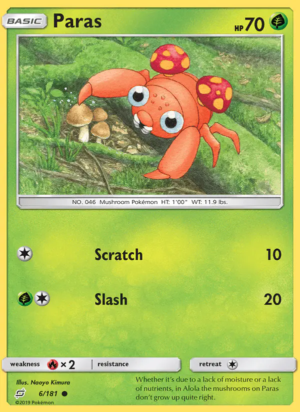 Carta Paras 6/181 de Team Up