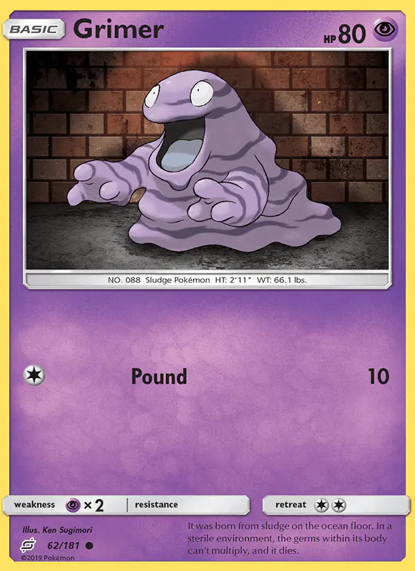 Carta Grimer 62/181 de Team Up