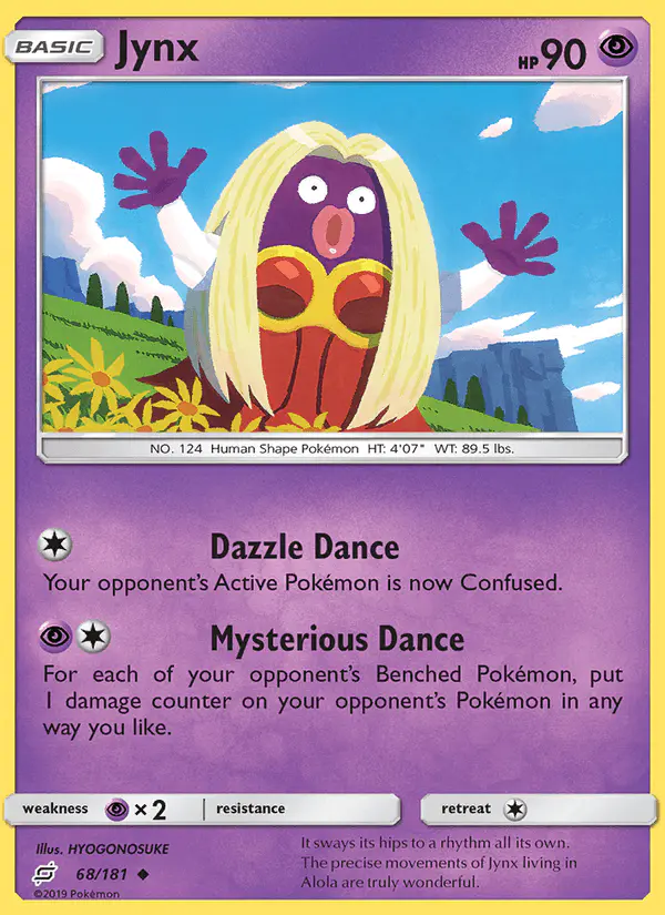 Carta Jynx 68/181 de Team Up
