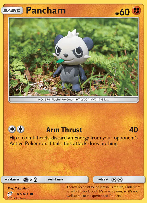 Carta Pancham 81/181 de Team Up