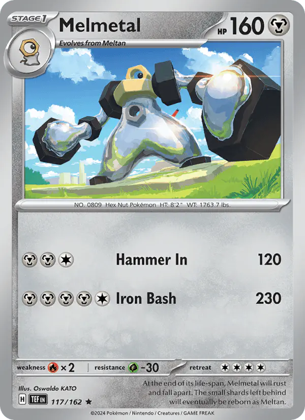 Carta Melmetal 117/162 de Temporal Forces