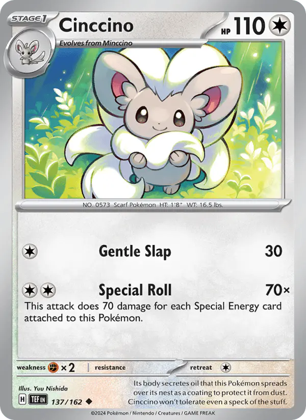 Carta Cinccino 137/162 de Temporal Forces
