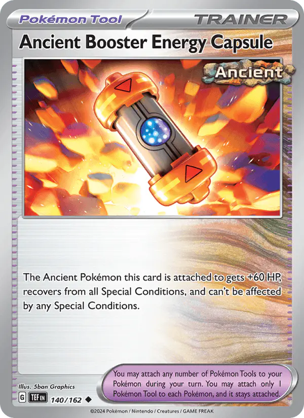 Carta Ancient Booster Energy Capsule 140/162 de Temporal Forces