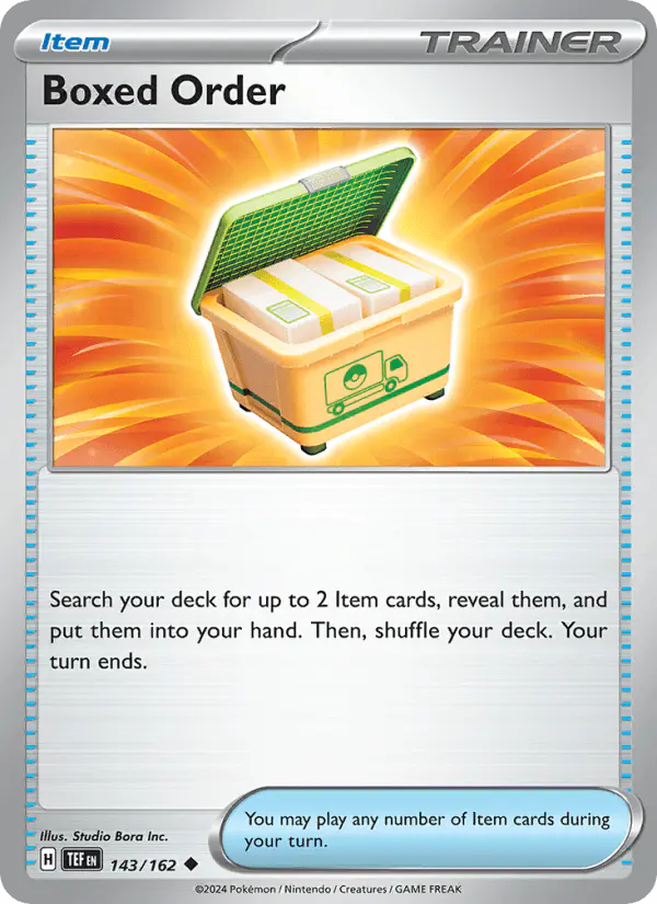 Carta Boxed Order 143/162 de Temporal Forces