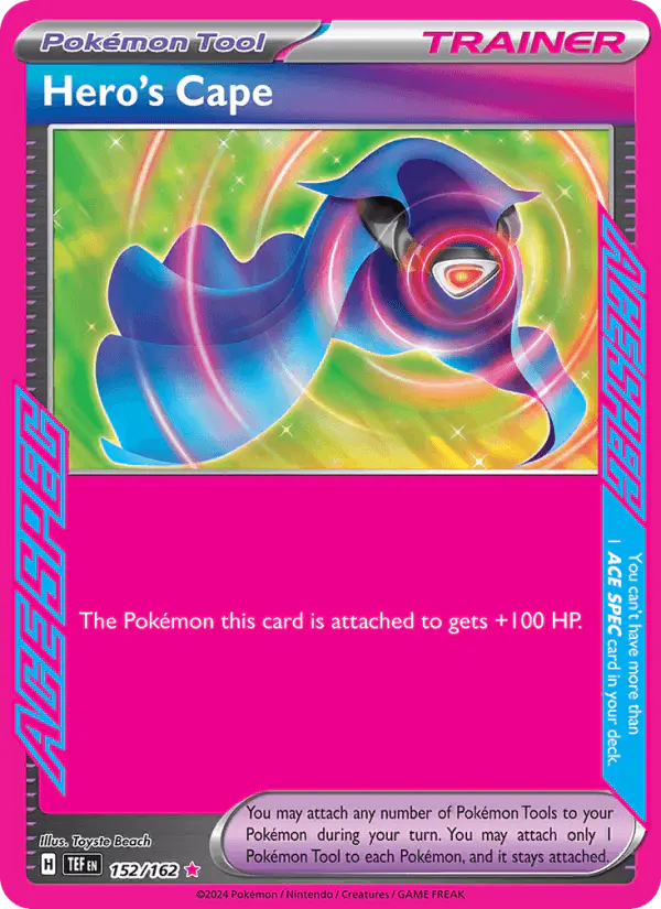 Carta Hero's Cape 152/162 de Temporal Forces