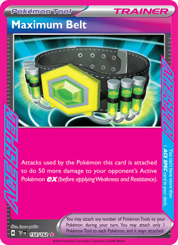 Carta Maximum Belt 154/162 de Temporal Forces