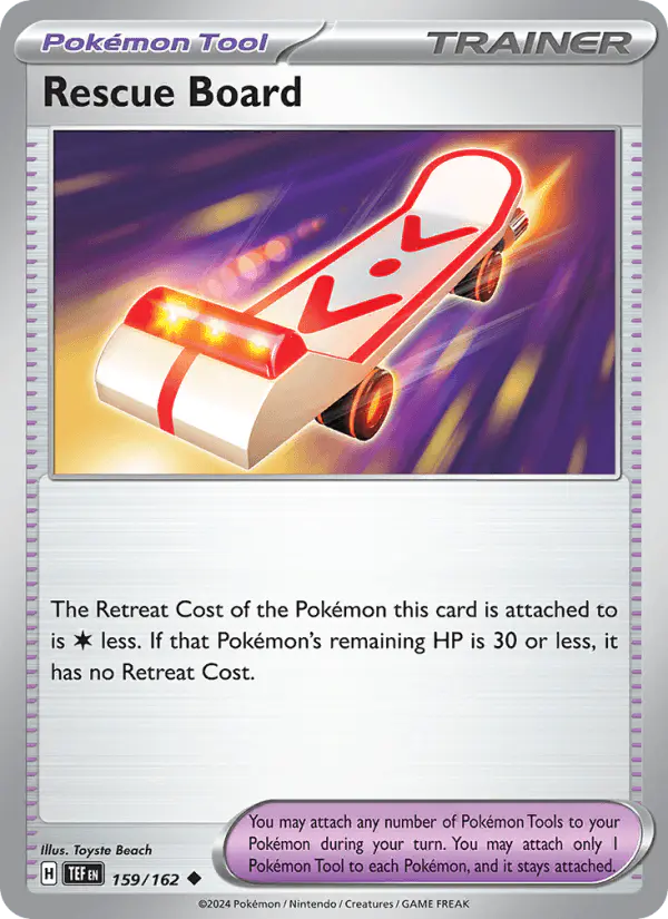 Carta Rescue Board 159/162 de Temporal Forces