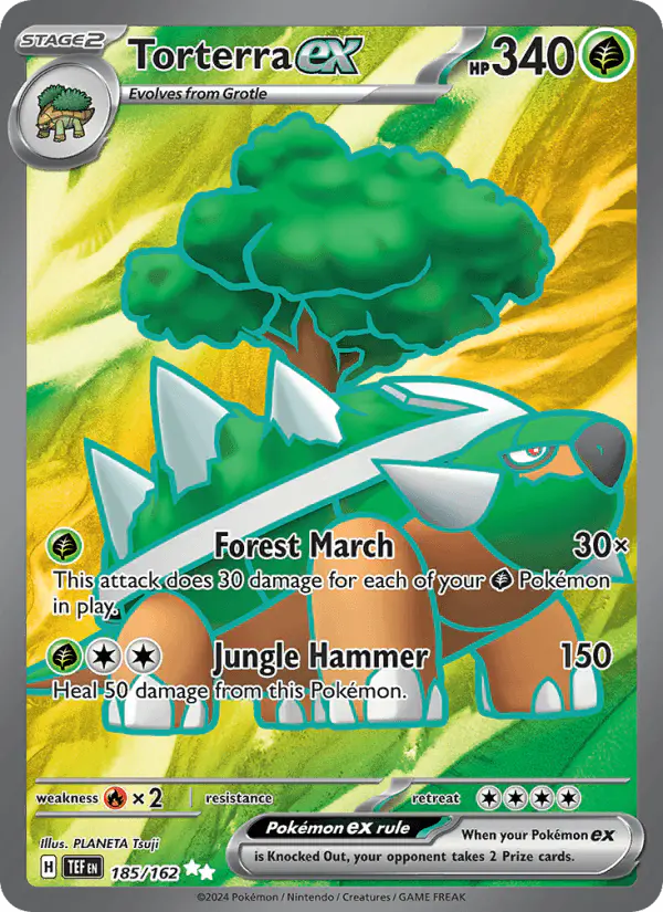 Carta Torterra ex 185/162 de Temporal Forces