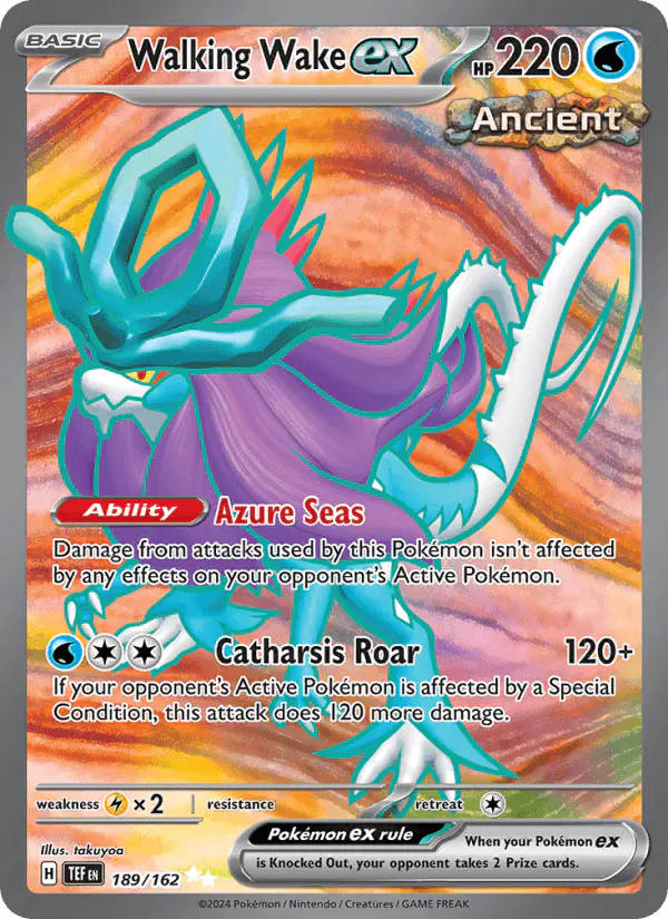 Carta Walking Wake ex 189/162 de Temporal Forces