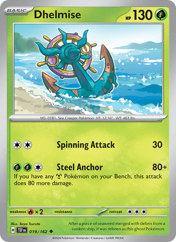 Carta Dhelmise 019/162 de Temporal Forces