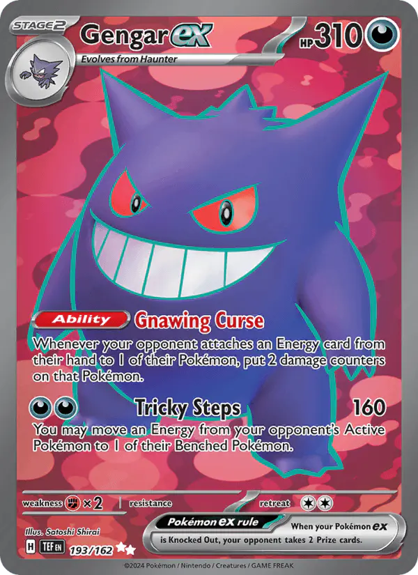 Carta Gengar ex 193/162 de Temporal Forces