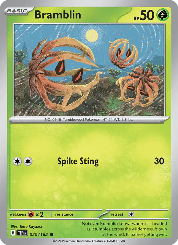 Carta Bramblin 020/162 de Temporal Forces