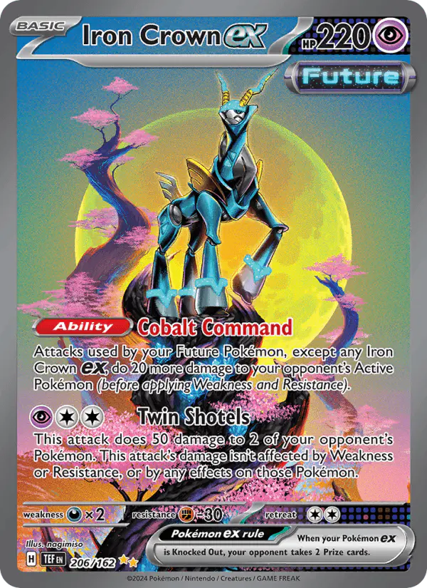 Carta Iron Crown ex 206/162 de Temporal Forces
