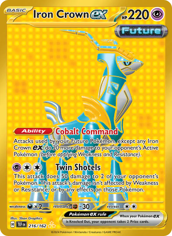 Carta Iron Crown ex 216/162 de Temporal Forces