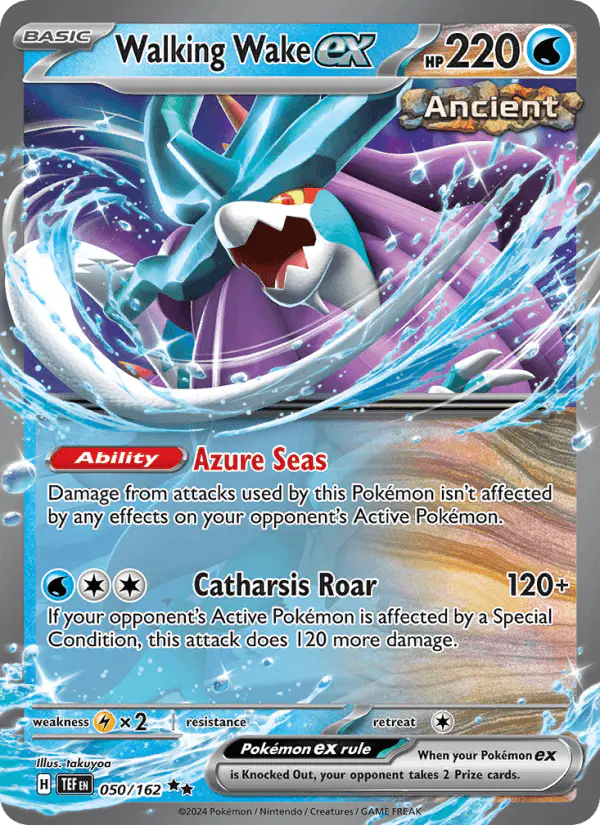 Carta Walking Wake ex 050/162 de Temporal Forces