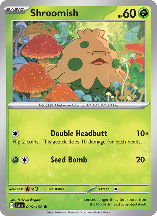 Carta Shroomish 006/162 de Temporal Forces