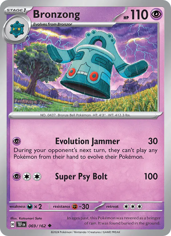 Carta Bronzong 069/162 de Temporal Forces