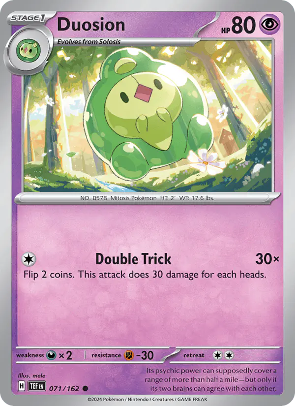 Carta Duosion 071/162 de Temporal Forces