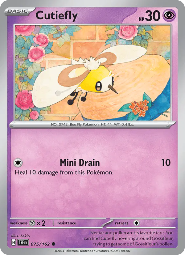 Carta Cutiefly 075/162 de Temporal Forces