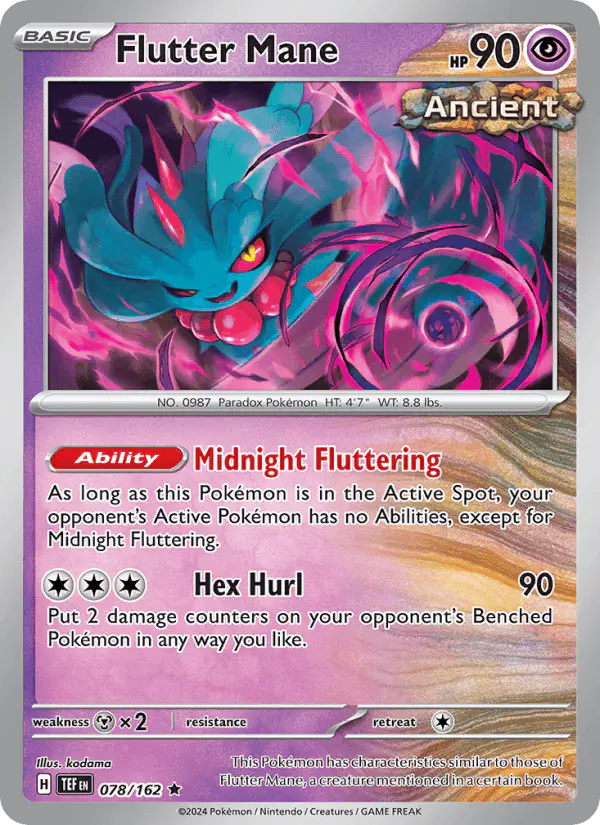 Carta Flutter Mane 078/162 de Temporal Forces