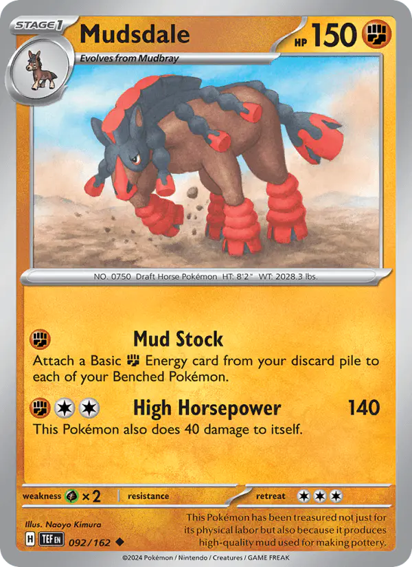 Carta Mudsdale 092/162 de Temporal Forces
