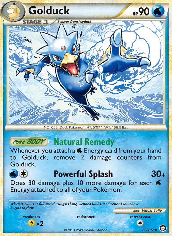 Carta Golduck 22/102 de Triumphant