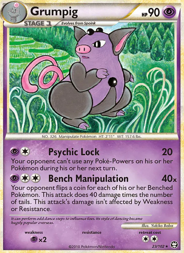 Carta Grumpig 23/102 de Triumphant