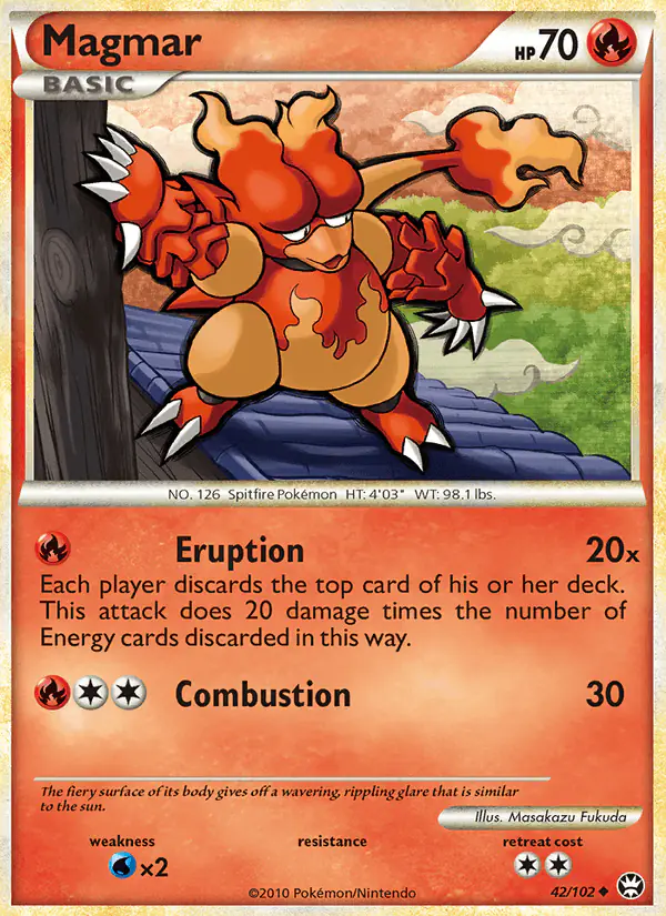 Carta Magmar 42/102 de Triumphant
