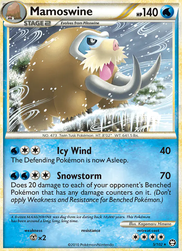 Carta Mamoswine 5/102 de Triumphant