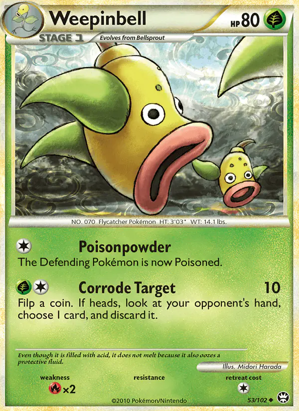 Carta Weepinbell 53/102 de Triumphant