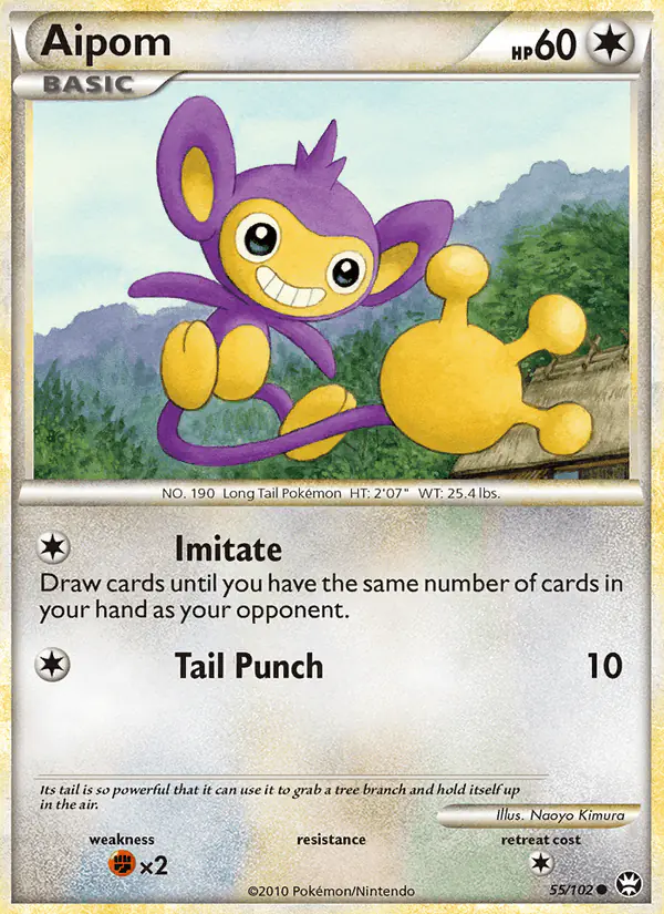 Carta Aipom 55/102 de Triumphant
