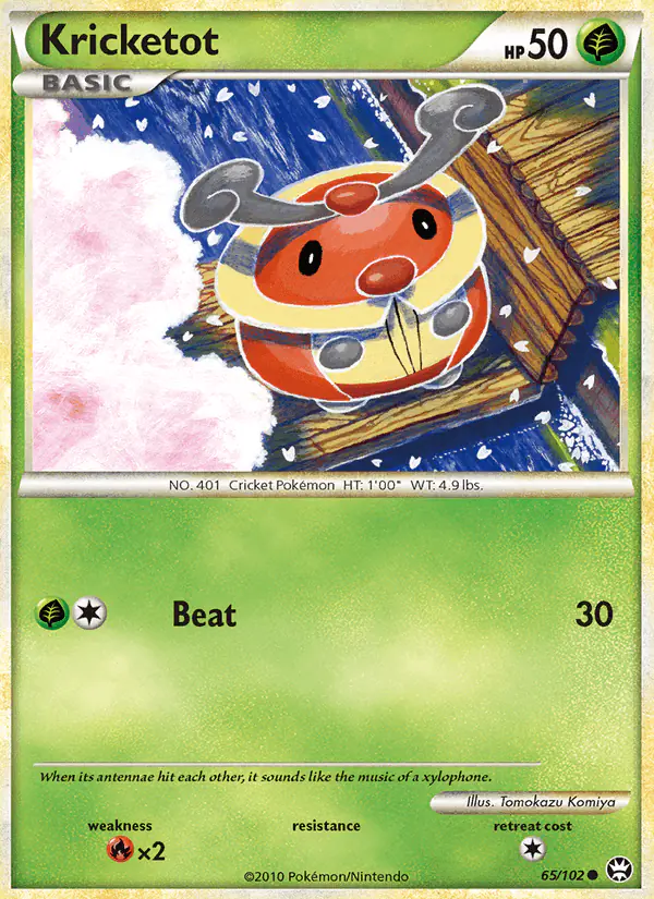 Carta Kricketot 65/102 de Triumphant