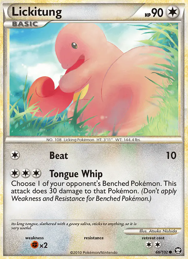 Carta Lickitung 66/102 de Triumphant