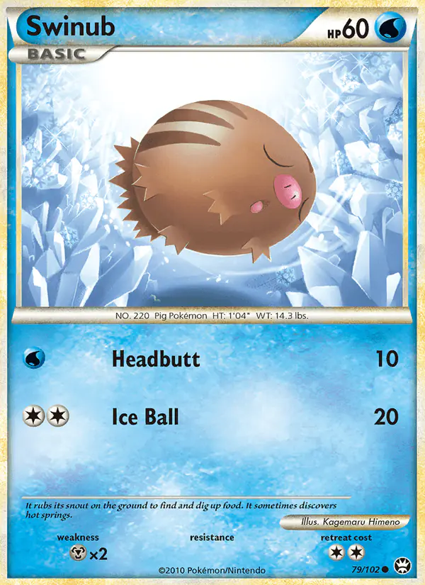 Carta Swinub 79/102 de Triumphant