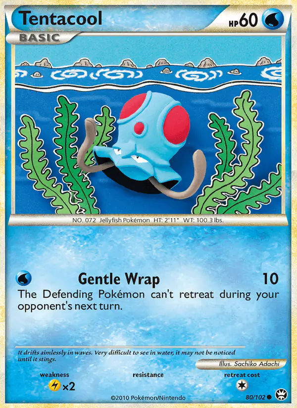 Carta Tentacool 80/102 de Triumphant