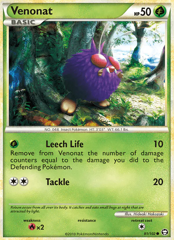 Carta Venonat 81/102 de Triumphant