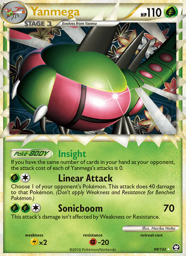 Carta Yanmega 98/102 de Triumphant