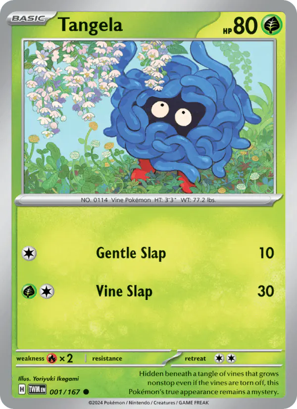 Carta Tangela 001/167 de Twilight Masquerade