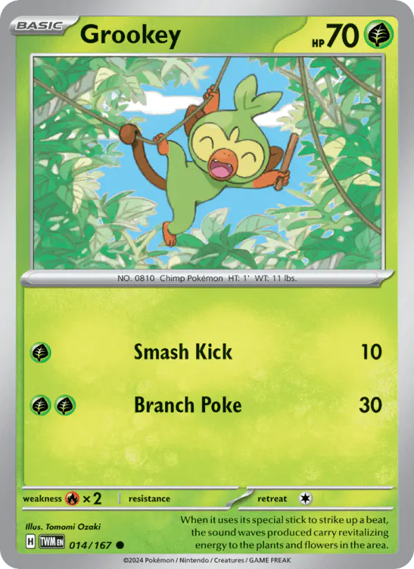 Carta Grookey 014/167 de Twilight Masquerade