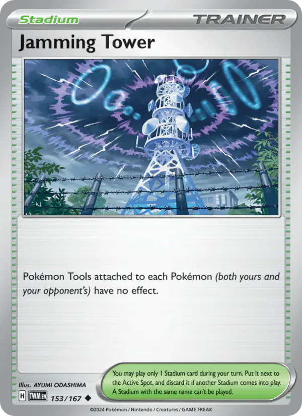Carta Jamming Tower 153/167 de Twilight Masquerade