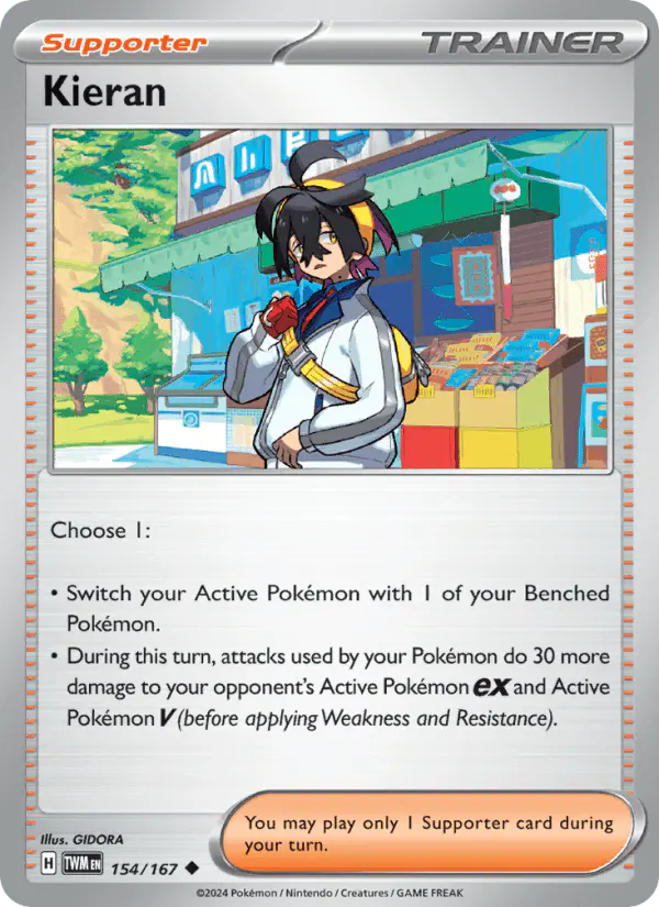 Carta Kieran 154/167 de Twilight Masquerade