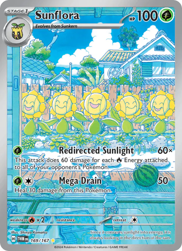 Carta Sunflora 169/167 de Twilight Masquerade