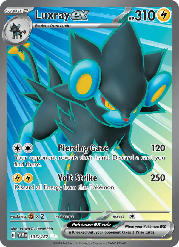 Carta Luxray ex 195/167 de Twilight Masquerade