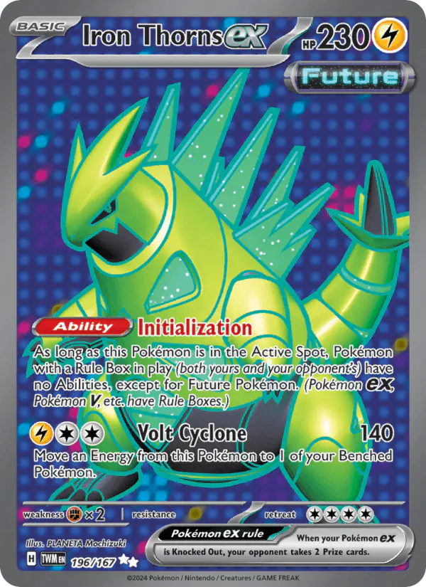 Carta Iron Thorns ex 196/167 de Twilight Masquerade