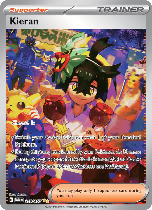 Carta Kieran 218/167 de Twilight Masquerade