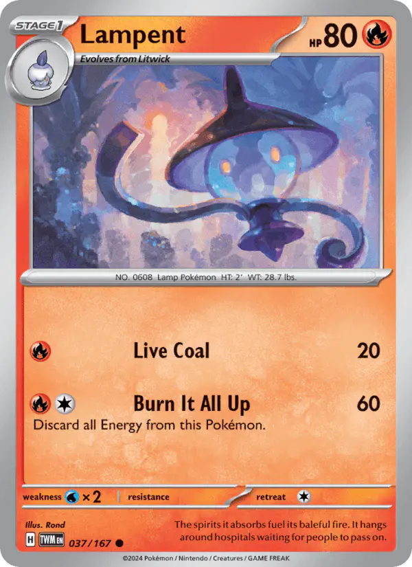 Carta Lampent 037/167 de Twilight Masquerade