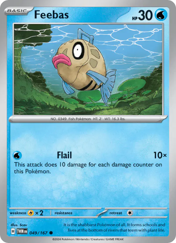 Carta Feebas 049/167 de Twilight Masquerade